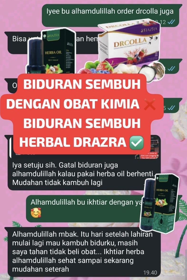 Dokumentasi pelanggan Herba Oil dan DRCOLLA